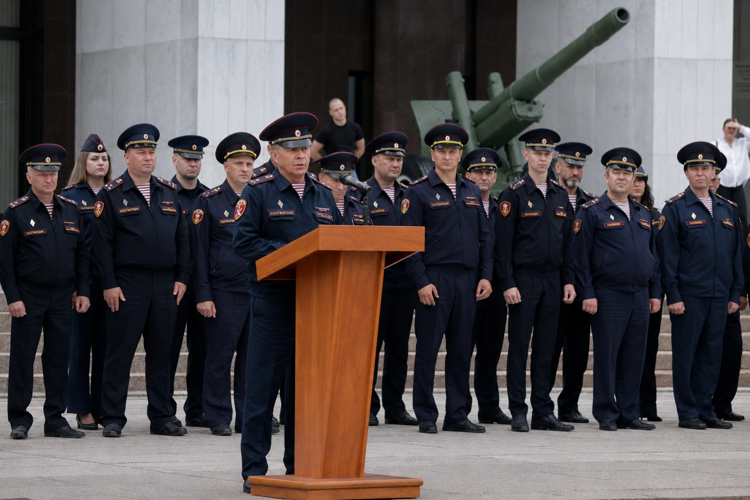 На Поклонной горе состоялся выпуск слушателей Центра специального назначения вневедомственной охраны Росгварди из ЦПП имени С.Х. Зайцева